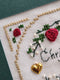 BCS 2-01 Christmas Rose - Beyond Cross Stitch (BCS) Learning Series - Embroidery and Cross Stitch Pattern - PDF Download