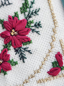 BCS 2-05 Poinsettia - Beyond Cross Stitch (BCS) - Christmas Embroidery and Cross Stitch Pattern - PDF Download