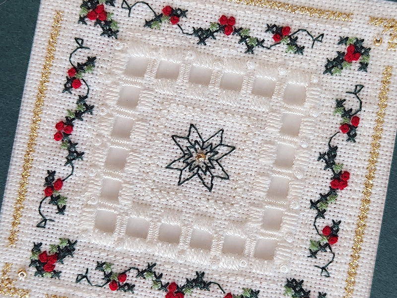 BCS 5-02 Holly Berries - Beyond Cross Stitch (BCS) Learning Series - Embroidery and Cross Stitch Pattern - PDF Download