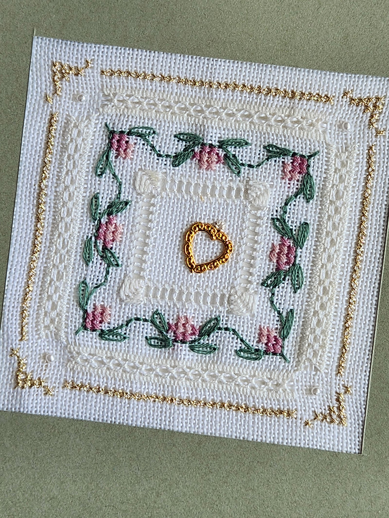 BCS 4-09 Rose Trellis - Beyond Cross Stitch (BCS) Learning Series - Embroidery and Cross Stitch Pattern - PDF Download