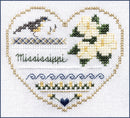 Hearts of America 2 - Hearts Series - Embroidery and Cross Stitch Pattern - PDF Download