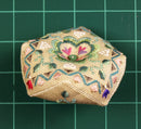 Happy Hearts Bag - Fob Biscornu Scissors Case - Embroidery and Cross Stitch Pattern - PDF Download
