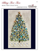 Bling Tree Two - Christmas Cross Stitch Pattern - Printed Leaflet