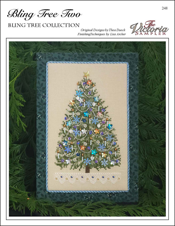 Bling Tree Two - Christmas Cross Stitch Pattern - PDF Download
