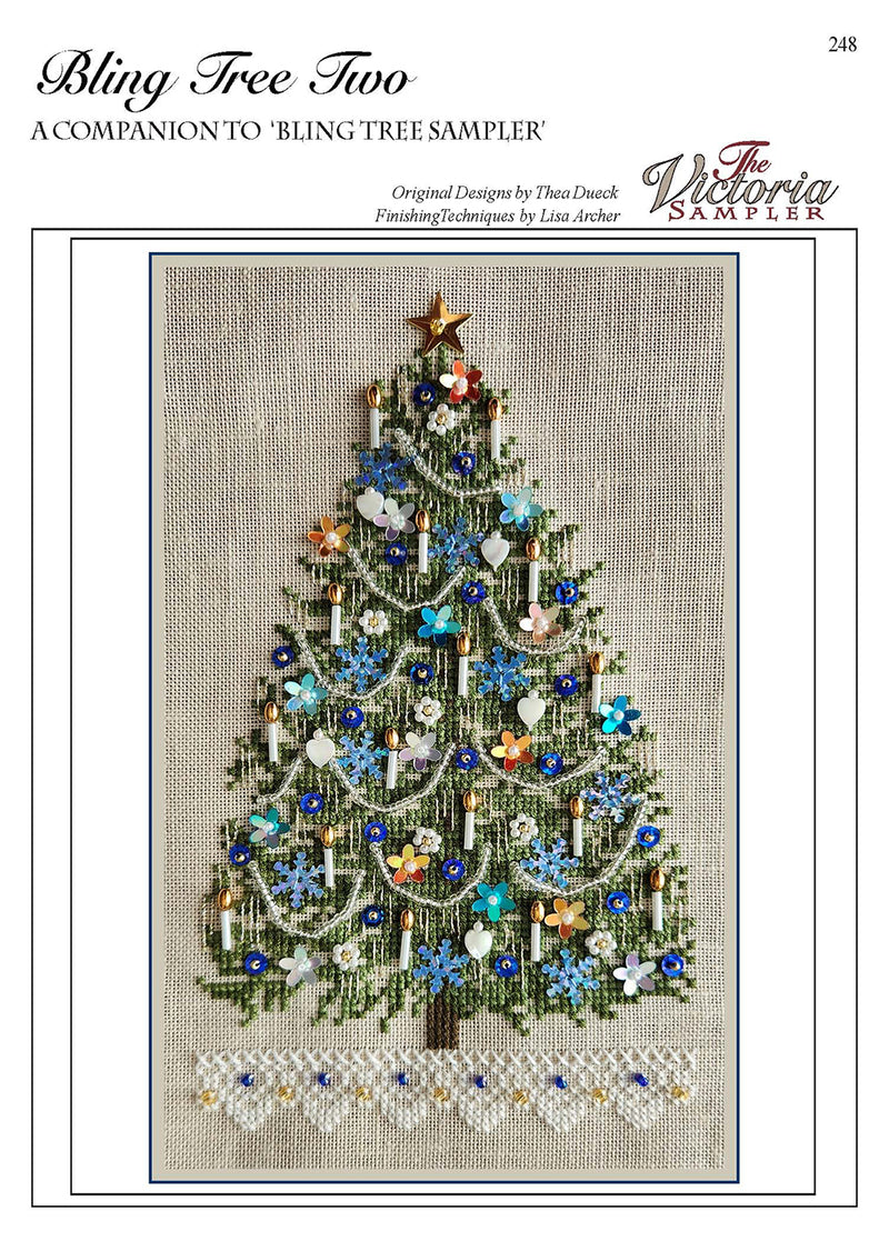 Bling Tree Two Sampler - Christmas Cross Stitch Pattern