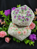 Floral Biscornus - Cross Stitch Pattern