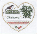 Hearts of America 5 - Hearts Series - Embroidery and Cross Stitch Pattern - PDF Download