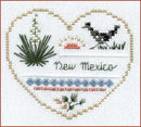 Hearts of America 5 - Hearts Series - Embroidery and Cross Stitch Pattern - PDF Download