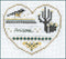 Hearts of America 5 - Hearts Series - Embroidery and Cross Stitch Pattern - PDF Download