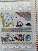 B is for Bride Sampler - Alphabet Series 2 of 24 - Embroidery and Cross Stitch Pattern - PDF Download