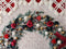 Christmas Wreath Sampler - Embroidery and Cross Stitch Pattern - PDF Download