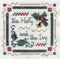 BCS 1-01 The Holly and The Ivy - Beyond Cross Stitch (BCS) Learning Series - Rice Stitch - Embroidery and Cross Stitch Pattern - PDF Download