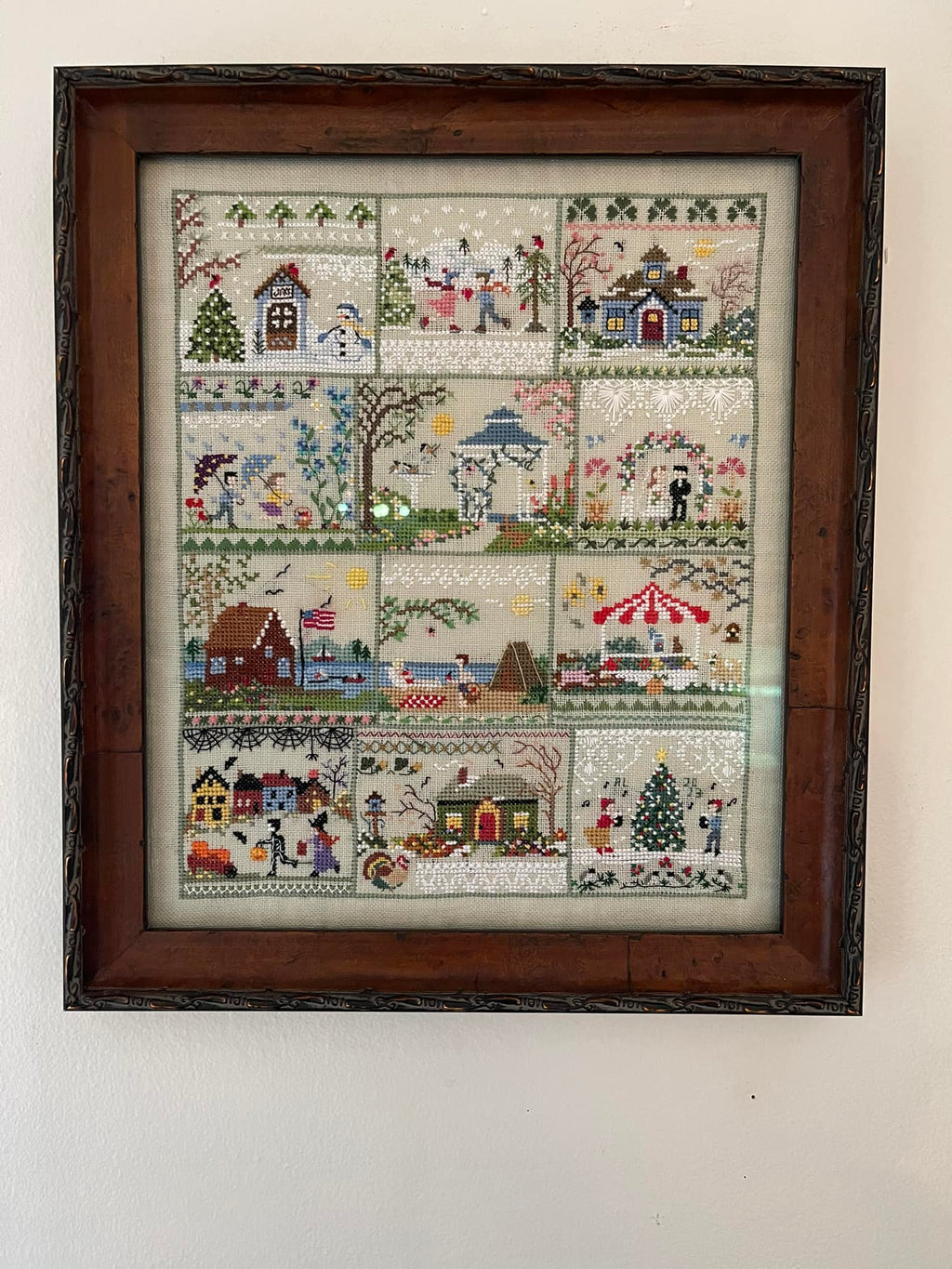 A Year In Stitches Sampler - Creative Collection - Embroidery and Cros ...