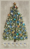 Bling Tree Two - Christmas Cross Stitch Pattern - Printed Leaflet