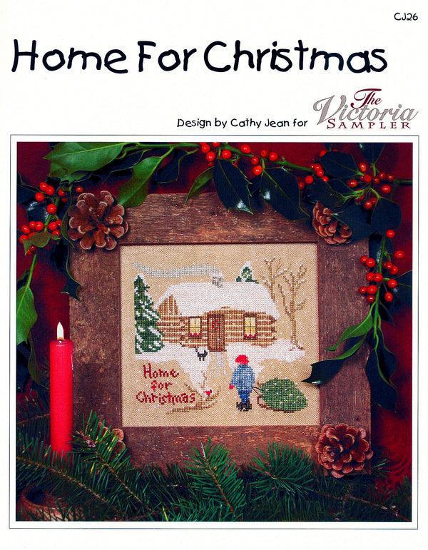 Home for Christmas - Christmas Cross Stitch Pattern - PDF Download