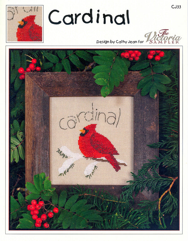 Cardinal - Christmas Cross Stitch Pattern - PDF Download