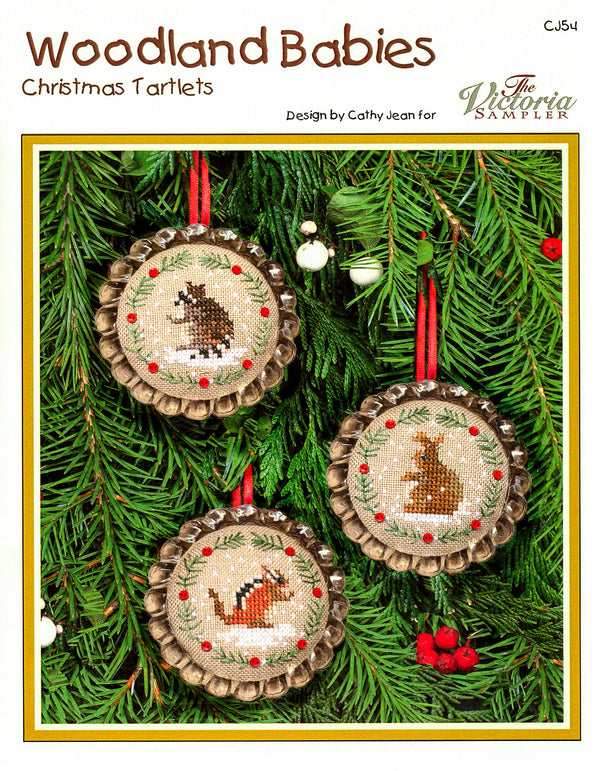 Woodland Babies #1 - Christmas Cross Stitch Pattern - PDF Download