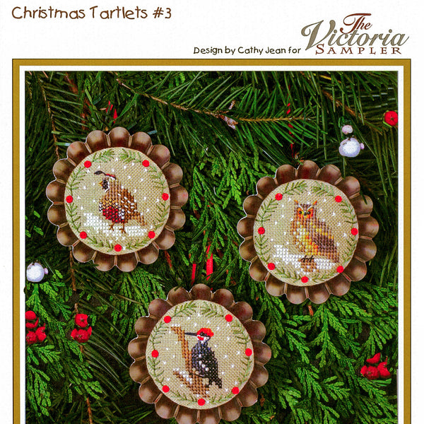 Woodland Birdies - Christmas Cross Stitch Pattern - PDF Download