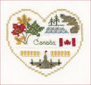 International Hearts 1 - Embroidery and Cross Stitch Pattern - PDF Download