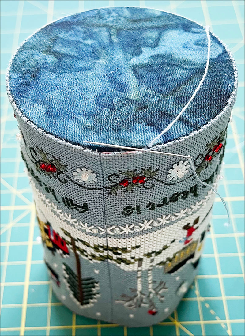 Christmas Drum Pincushion - Cross Stitch and Embroidery Kit