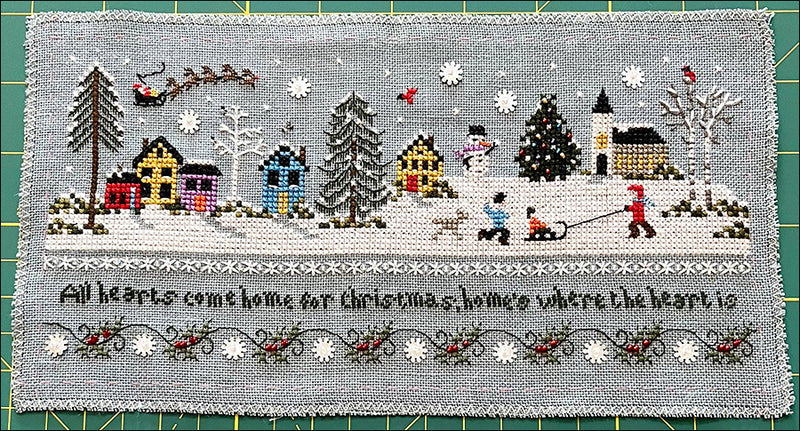 Christmas Drum Pincushion - Cross Stitch and Embroidery Kit