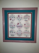 Christmas Virtues 1 - Ornaments - Christmas Embroidery and Cross Stitch Pattern - PDF Download