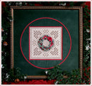 Christmas Wreath Sampler - Embroidery and Cross Stitch Pattern - PDF Download