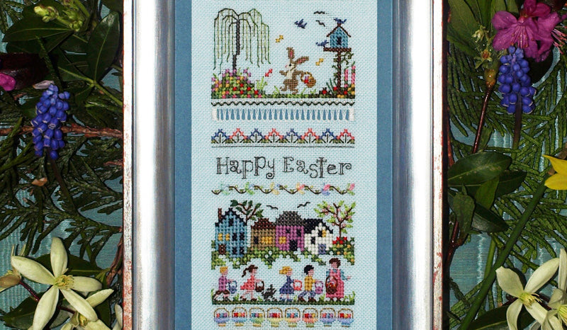 Easter Egg Hunt Sampler - Holiday Series - Embroidery and Cross Stitch ...