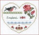 International Hearts 1 - Embroidery and Cross Stitch Pattern - PDF Download