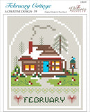 February Cottage - Creative Collection - Cross Stitch Pattern - PDF Download