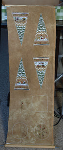 Gingerbread Tree Etui  - Gingerbread Village - Christmas Embroidery and Cross Stitch Pattern