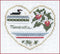 Hearts of America 4 - Hearts Series - Embroidery and Cross Stitch Pattern - PDF Download