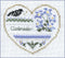 Hearts of America 4 - Hearts Series - Embroidery and Cross Stitch Pattern - PDF Download