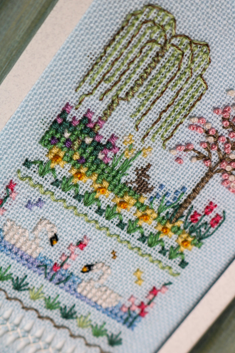 Spring Garden Sampler - Victorian Garden Series - Embroidery and