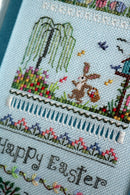 Easter Egg Hunt Sampler - Holiday Series - Embroidery and Cross Stitch Pattern - PDF Download
