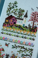 Easter Egg Hunt Sampler - Holiday Series - Embroidery and Cross Stitch Pattern - PDF Download