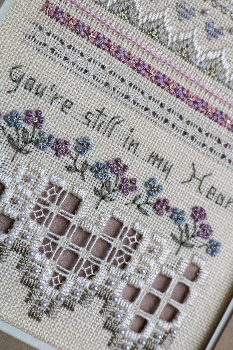 Heirloom Memories Sampler - Embroidery and Cross Stitch Pattern - PDF Download