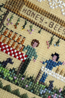 Babe's Honey Farm Sampler - Small Farm Series 4 - Embroidery and Cross Stitch Pattern - PDF Download