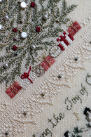 Heirloom Christmas Sampler - Embroidery and Cross Stitch Pattern - PDF Download