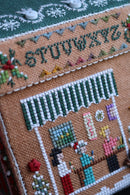 Gingerbread Needlework Shop - Gingerbread Village - Christmas Embroidery and Cross Stitch Pattern - PDF Download