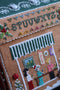 Gingerbread Needlework Shop - Gingerbread Village - Christmas Embroidery and Cross Stitch Pattern - PDF Download