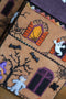 Gingerbread Haunted House - Gingerbread Village 6 - Halloween Embroidery and Cross Stitch Pattern - PDF Download