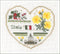 International Hearts 2 - Embroidery and Cross Stitch Pattern - PDF Download