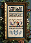 Jazz Sampler - Embroidery and Cross Stitch Pattern - PDF Download