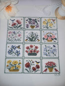 Monthly Blossoms - Creative Collection - Cross Stitch Pattern - PDF Download