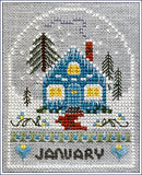 January Cottage - Creative Collection - Cross Stitch Pattern - PDF Download