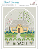 March Cottage - Creative Collection - Cross Stitch Pattern - PDF Download