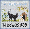 Purrfect Days Sampler - Embroidery and Cross Stitch Pattern - PDF Download