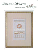 The Victoria Sampler - Summer Dreams Sampler Leaflet  - needlework design company