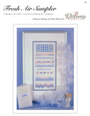 Fresh Air Sampler  - Elements Series - Counted Embroidery Pattern - PDF Download